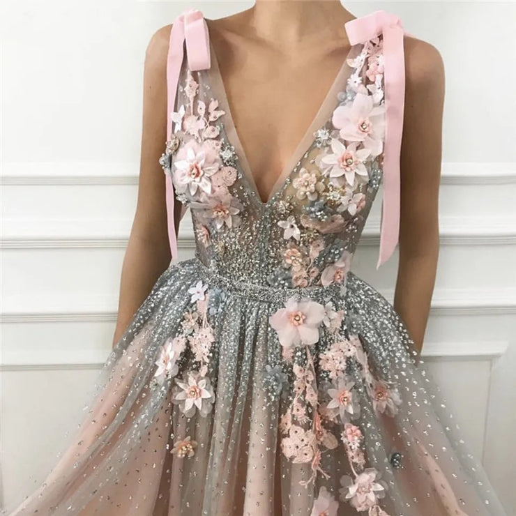 Butterfly sparkle gown
